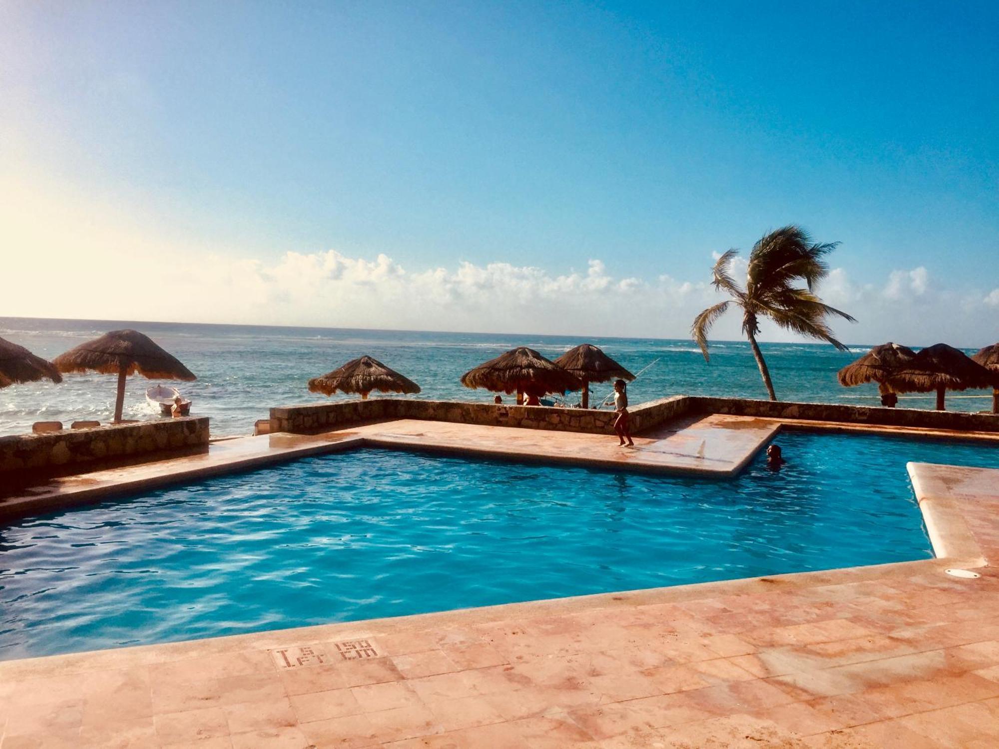 Beachfront Hammock Heaven أكومال المظهر الخارجي الصورة