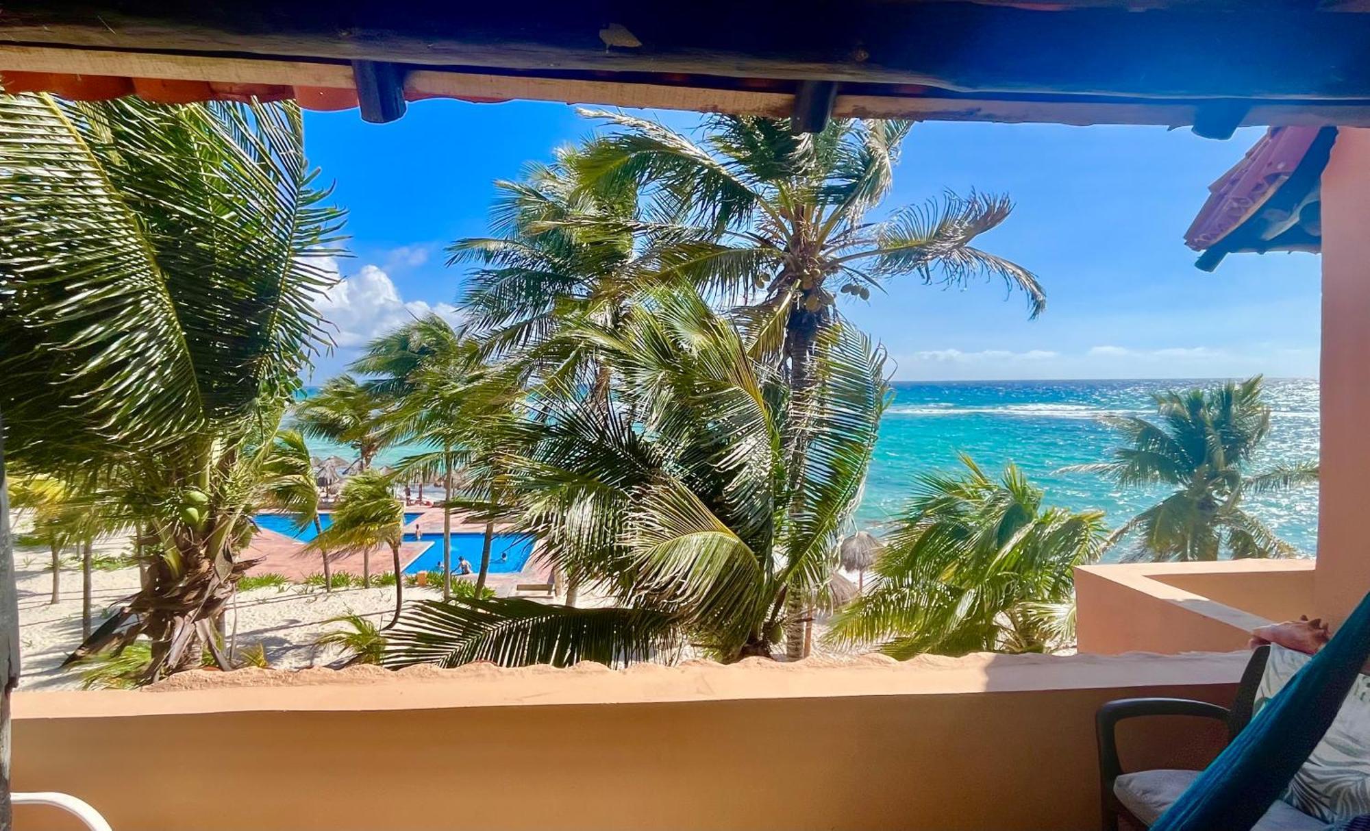 Beachfront Hammock Heaven أكومال المظهر الخارجي الصورة
