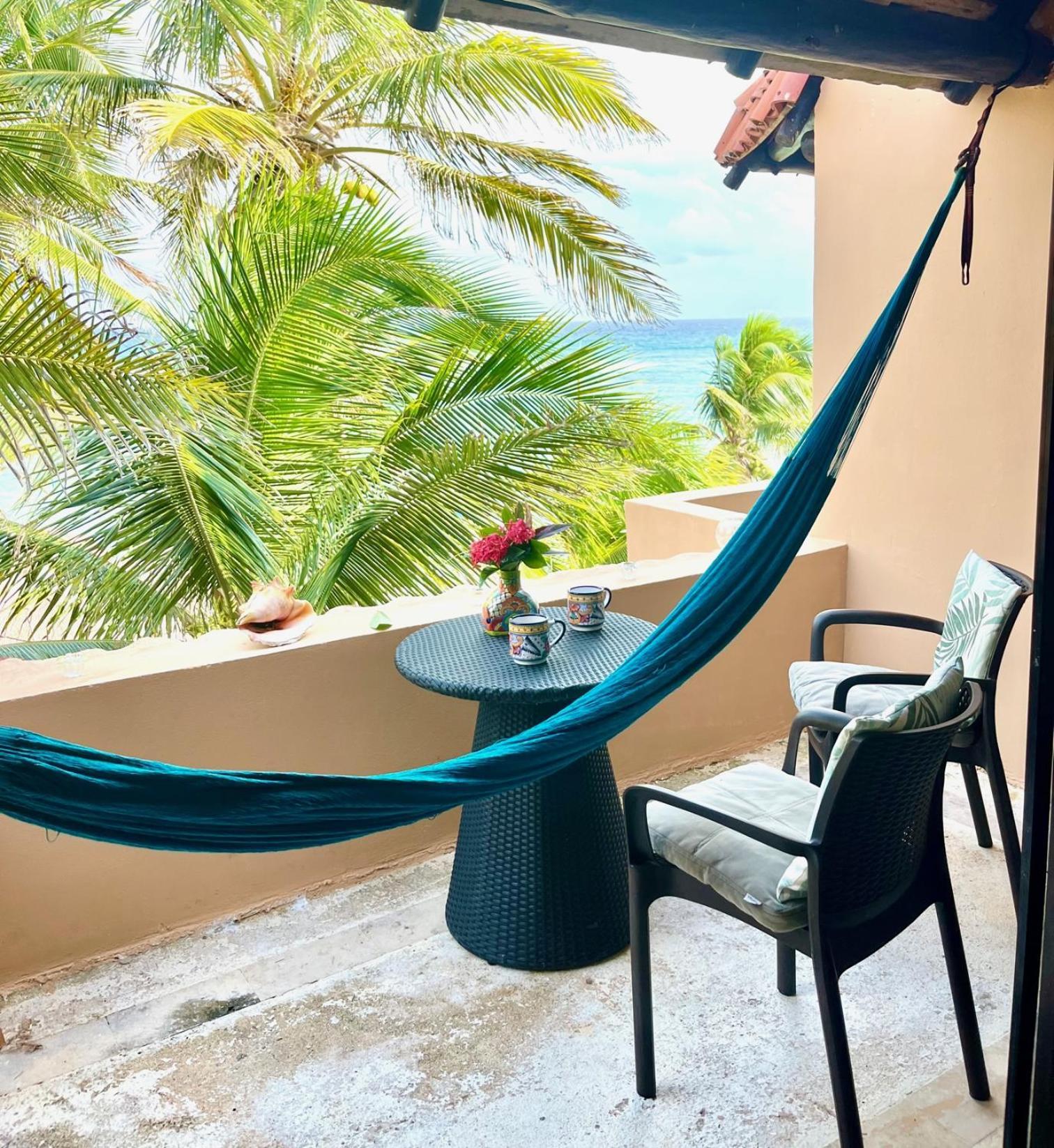 Beachfront Hammock Heaven أكومال المظهر الخارجي الصورة