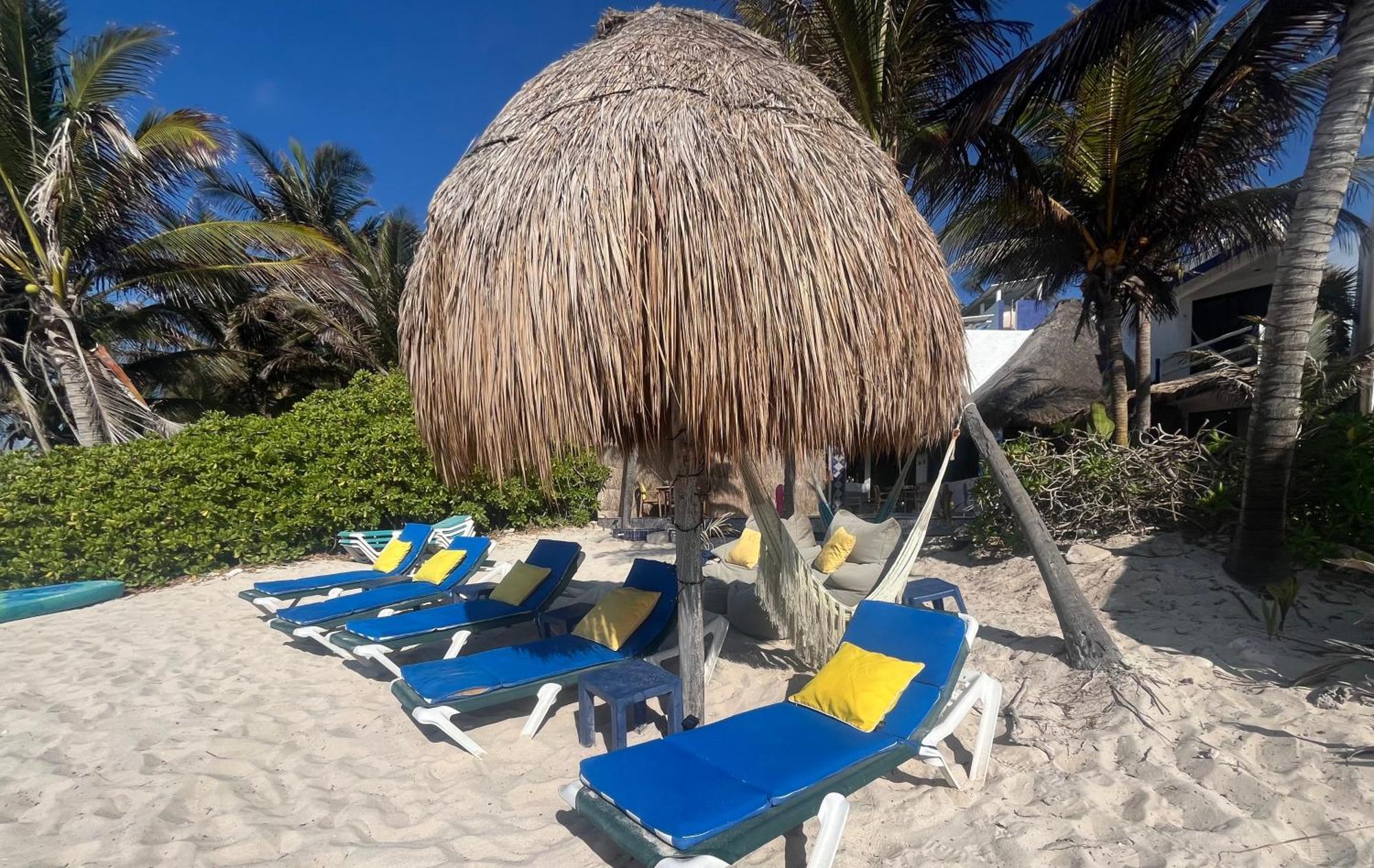 Beachfront Hammock Heaven أكومال المظهر الخارجي الصورة